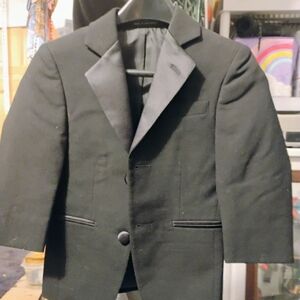 Kids Black Formal Tuxedo Jacket